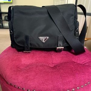Authentic Black Prada Crossbody Bag